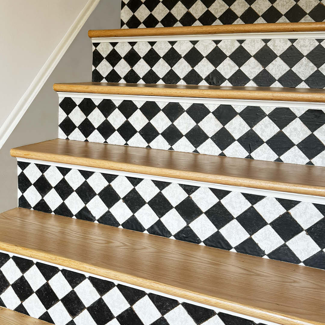 How to Apply Peel and Stick Wallpaper to Stair Risers: A Step-by-Step Guide