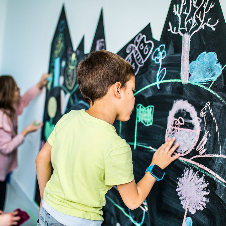 Black Chalkboard Peel and Stick Wallpaper