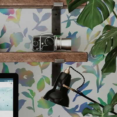 Holla-Graphic Floral Peel and Stick Wallpaper by She She