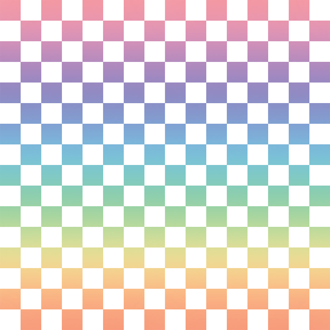 Gradient Checkmate Peel and Stick Wallpaper