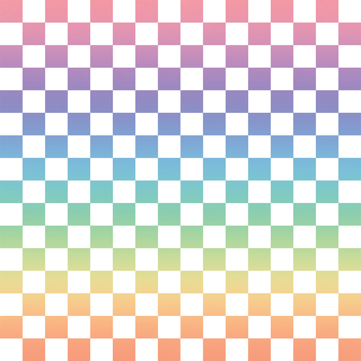 Gradient Checkmate Peel and Stick Wallpaper