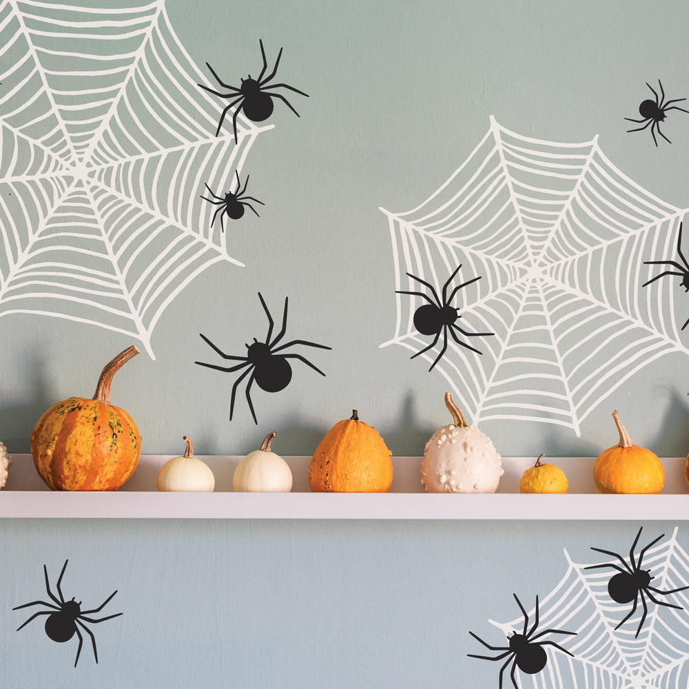 Spider Webs Removable Wall Decals