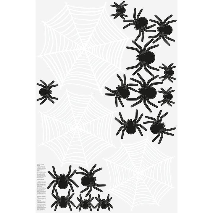 Spider Webs Removable Wall Decals