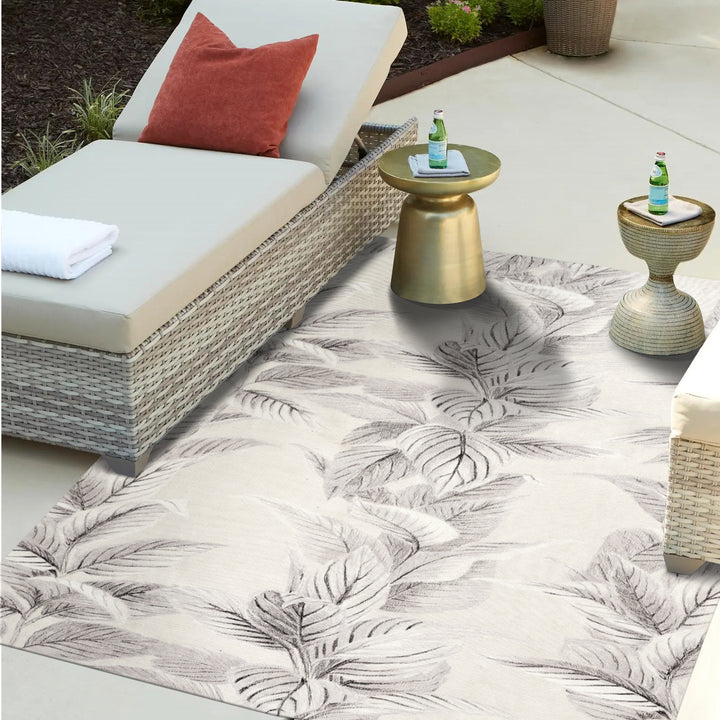 Pastel Palm Tropical Indoor/Outdoor Rug