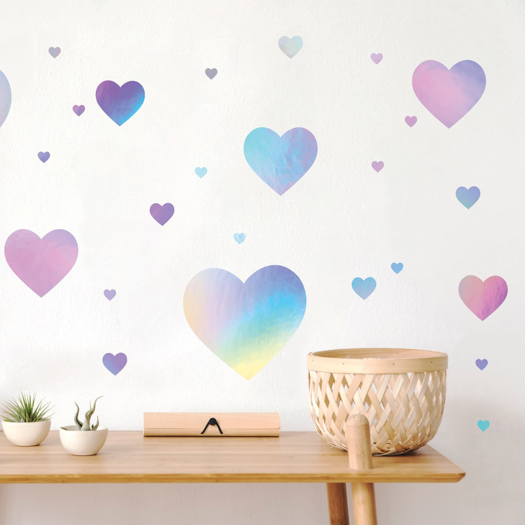 Hearts Removable Wall Decals