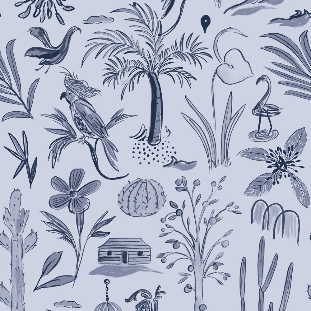 Maria en Patricia Peel and Stick Wallpaper By She She