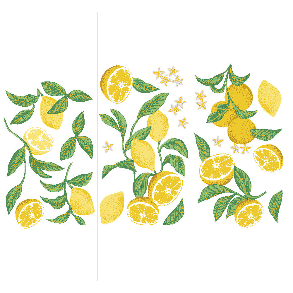 Lemon Removable Wall Decal Set