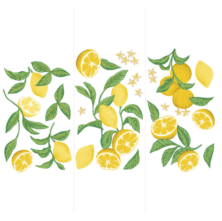 Lemon Removable Wall Decal Set