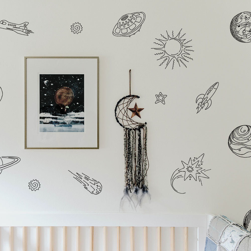 Outer Space Wall Decals