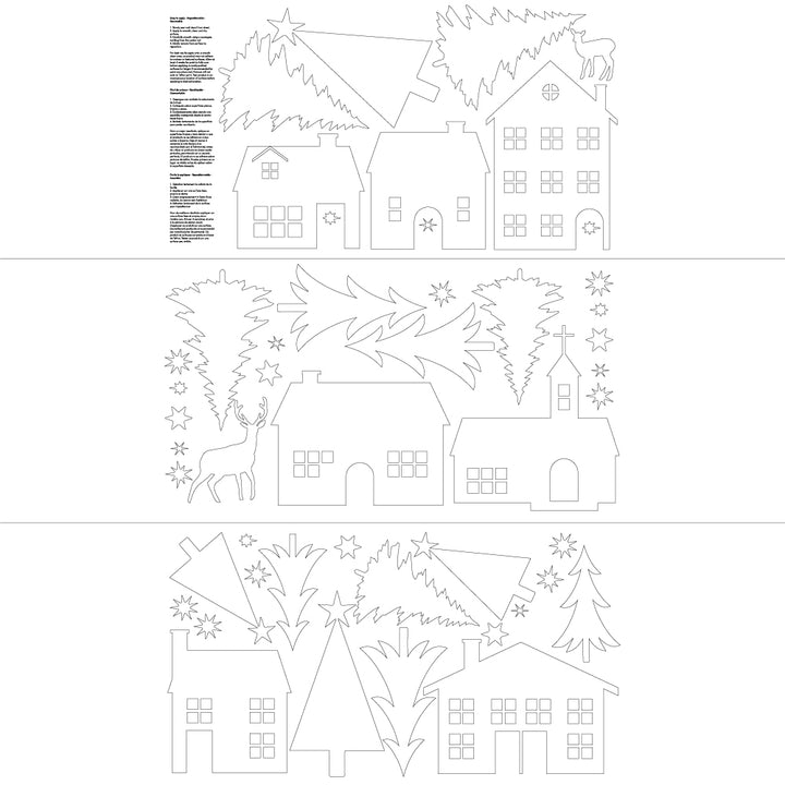 Winter Village Wall Decal