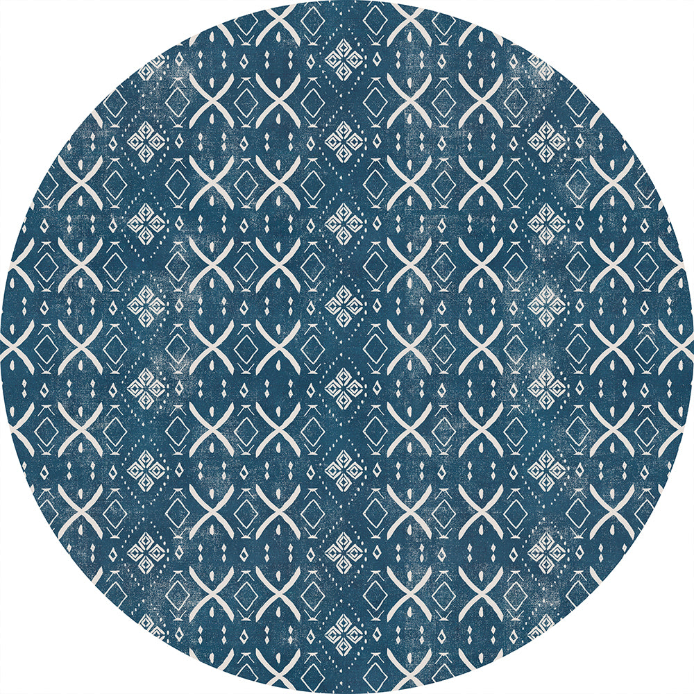 Mudcloth Vinyl Floor Mat