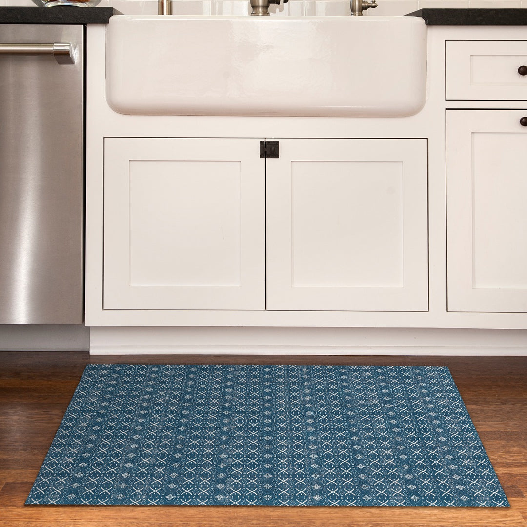 Mudcloth Vinyl Floor Mat