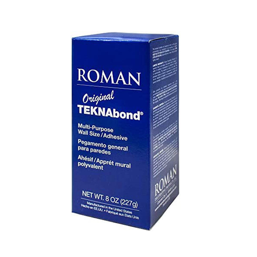 Unpasted Wallpaper Paste - Roman Teknabond 8 oz Dry Paste